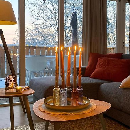 A- Frame Huisje Ardennen Durbuy Dış mekan fotoğraf