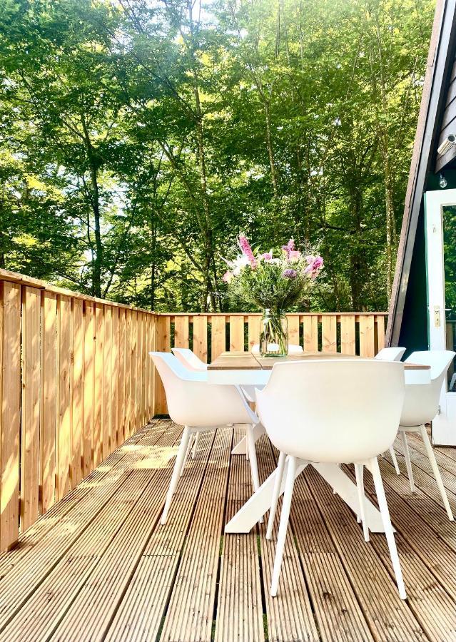 A- Frame Huisje Ardennen Durbuy Dış mekan fotoğraf