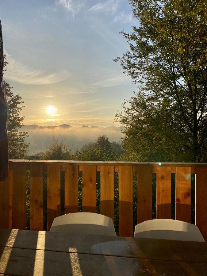 A- Frame Huisje Ardennen Durbuy Dış mekan fotoğraf